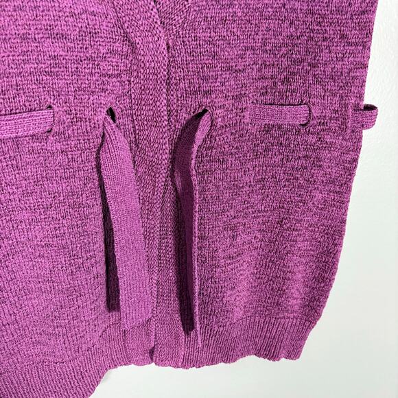 Sarah Spencer Women's Pink Heavyweight Short Sleeve Cardigan - Size XL - Sweater - Picture 3 of 5